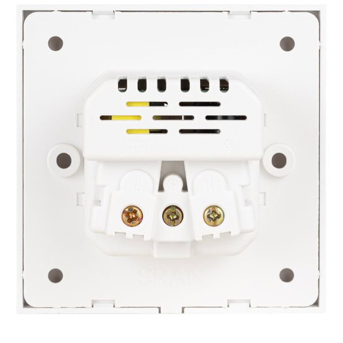 Nanocable Base de enchufe Schuko con USB-A QC 3.0 y USB-C PD, Blanco